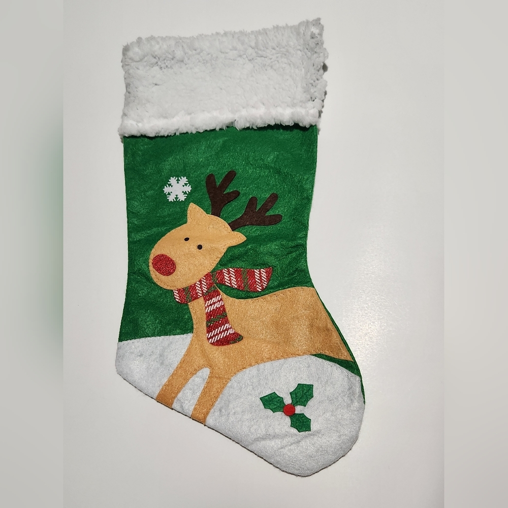 Reindeer Christmas Stocking